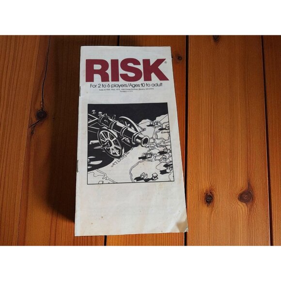 Vintage 1980 Parker Brother's Risk Game Pieces Cards, Dice, Armies, Instructions - Picture 5 of 9